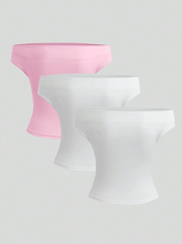 Ruffle Fitted Off Shoulder Top